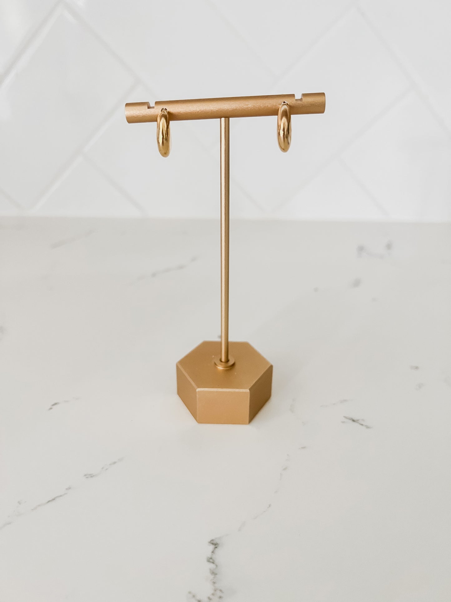 Tiny Crescent Moon Dangle