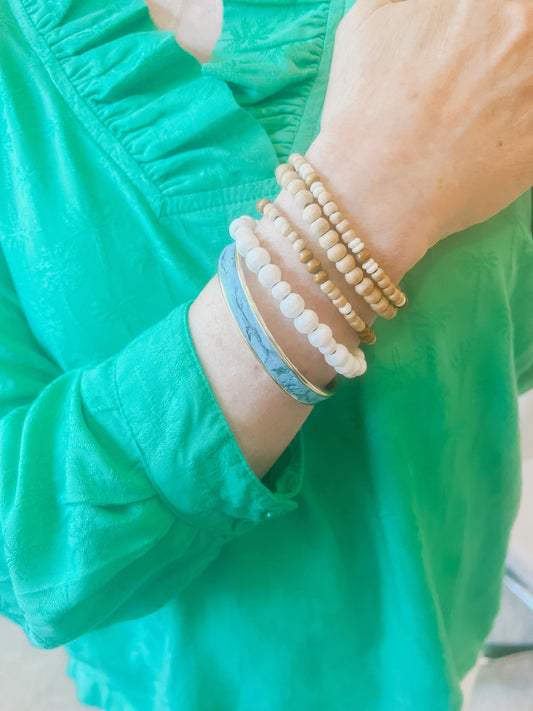 Gold Filled Turquoise Bracelet