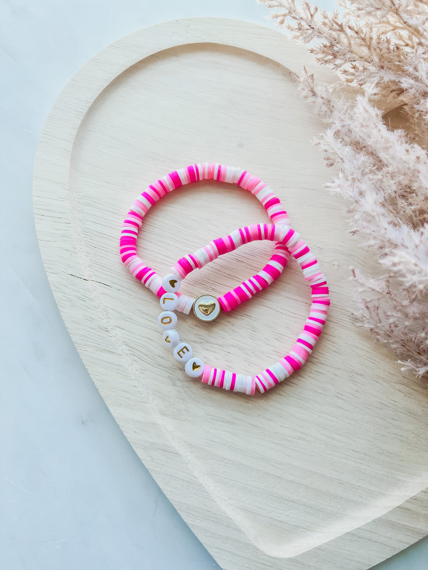 Pink Heart Bracelet