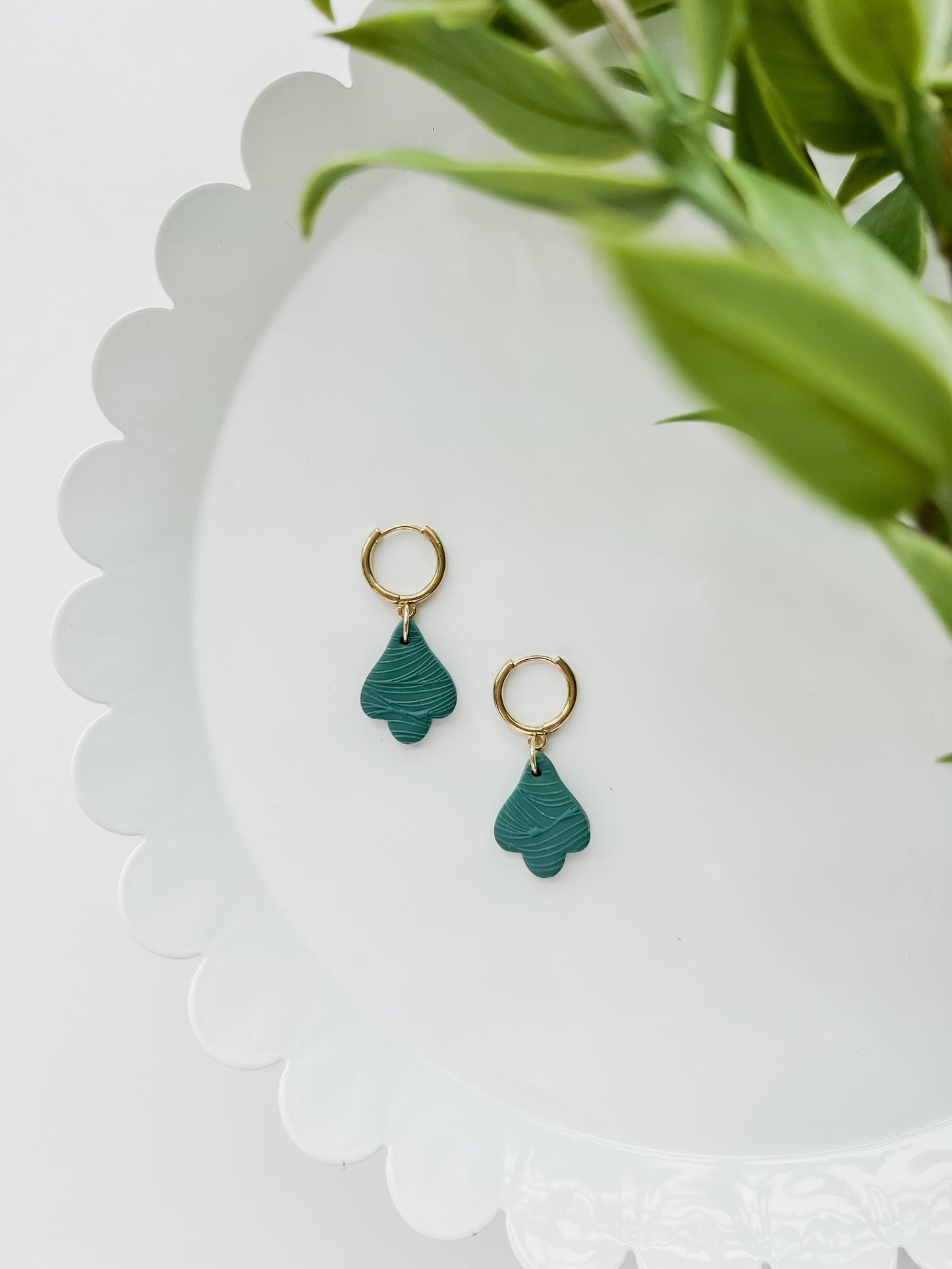 Green Flower Huggies