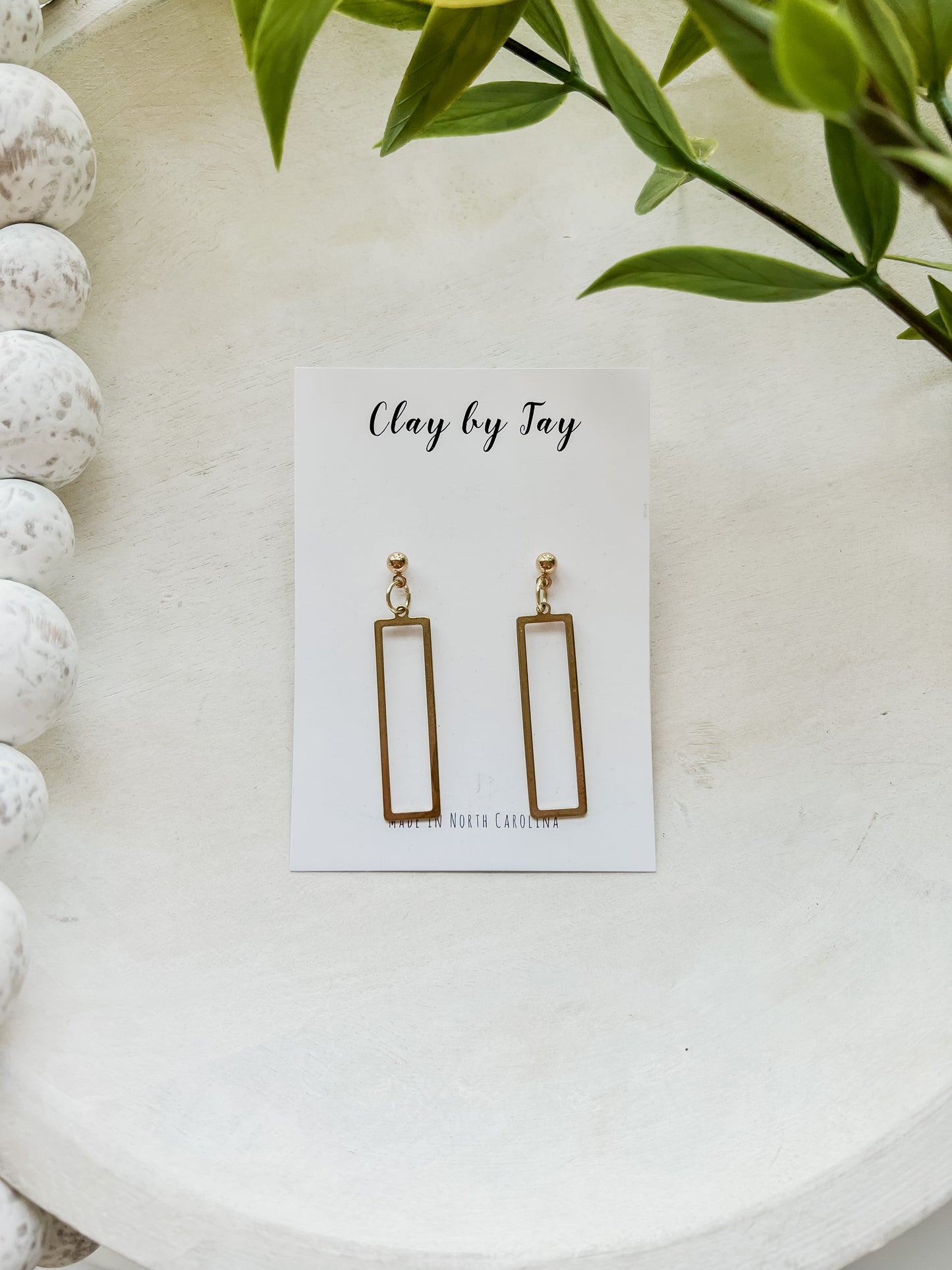 Skinny Rectangle Dangles