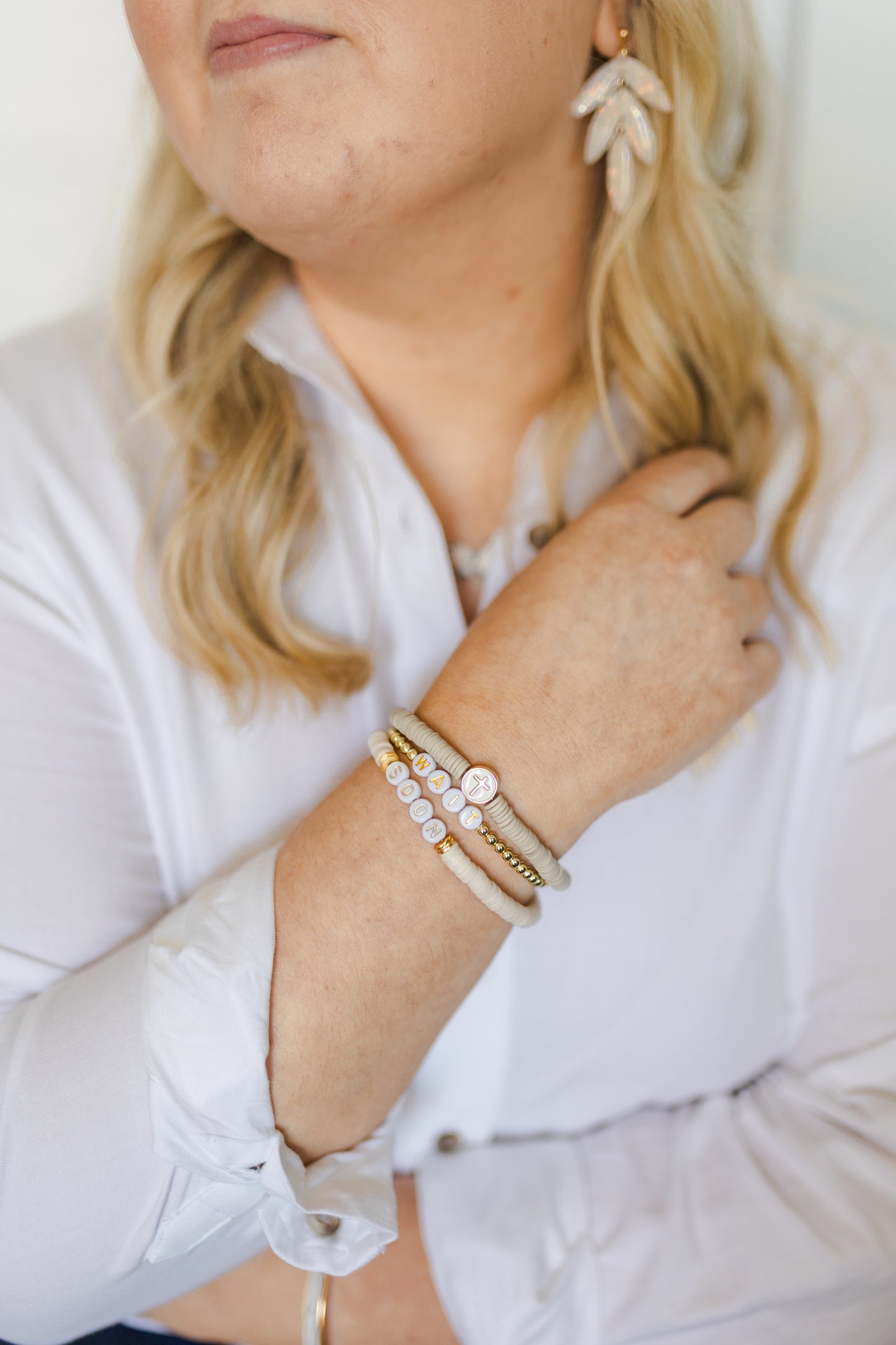 Custom Gold Beaded Bracelet