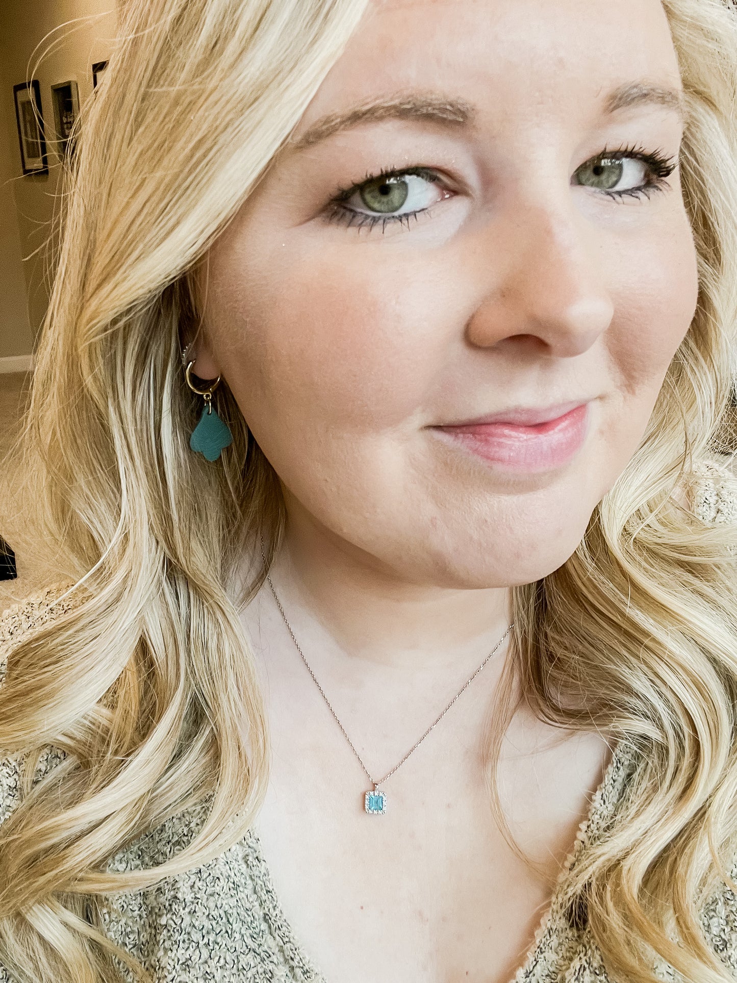 Green Flower Huggies