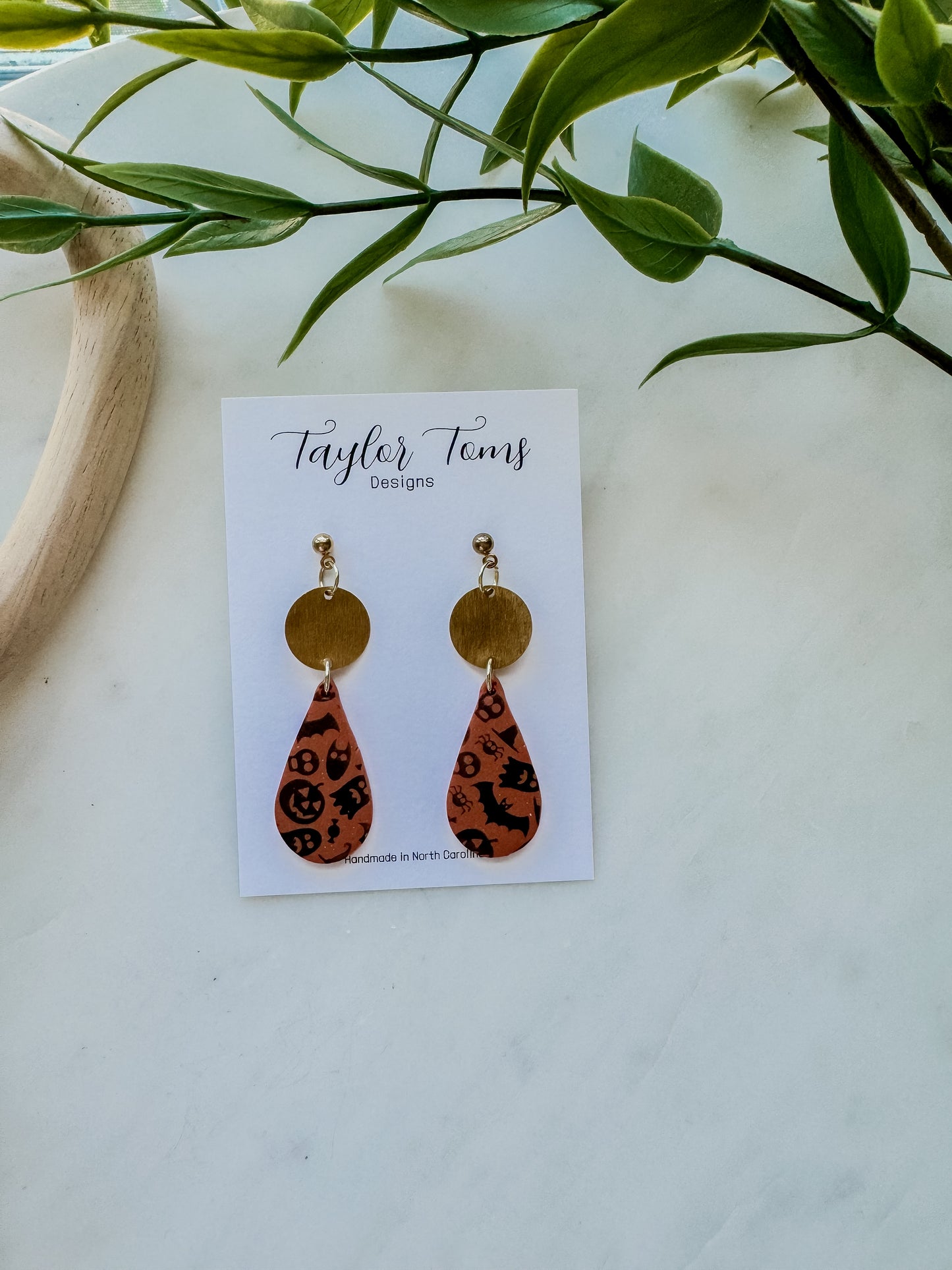 Teardrop Halloween Dangles