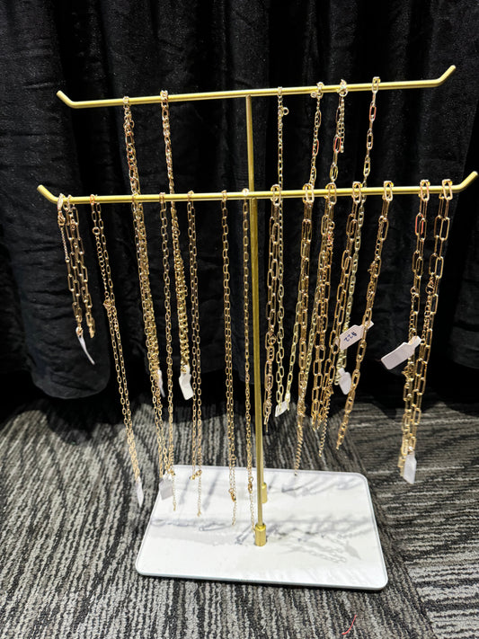 “B” Necklace - two necklaces